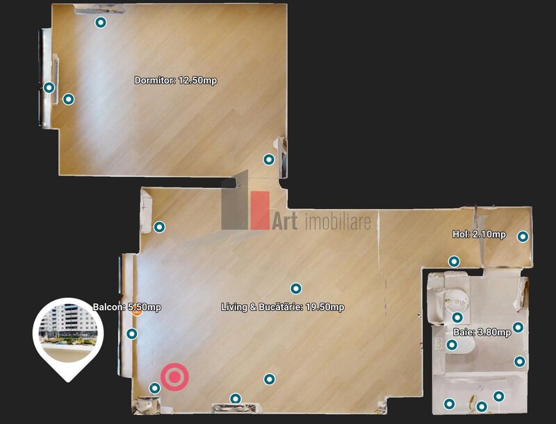 Pipera  Apartament 2 camere finisat lux - Cortina North|Comision 0